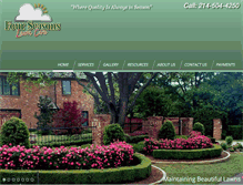 Tablet Screenshot of fourseasons-lawn.com